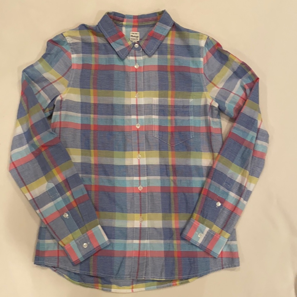 Madewell Madras boy shirt